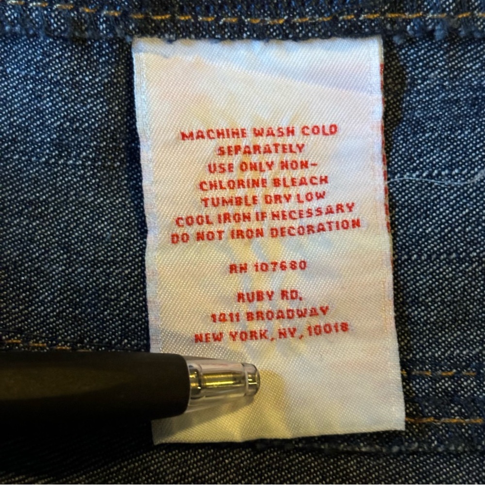 Ruby Rd. Studded Denim Jacket With Pockets Womens… - image 4